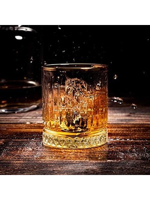 Karokstore Klasik Viski Bardağı Hediye Seti - Hediye Kutulu 12 Parça Viski Taşı - Babalar Için Hediye Fikri, Erkekler ve Kadınlar Için Doğum Günü Hediyesi"