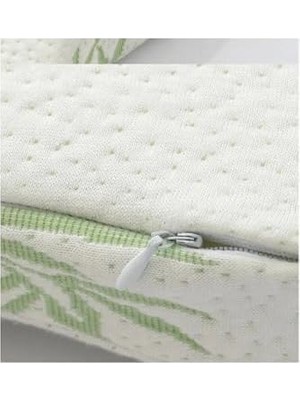 Karokstore Whiteblanco Bambu Kılıflı Visco Ortopedik Hemoroid Minder