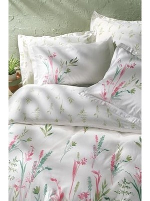 Karokstore Hana  Çift Kişilik Nevresim Takımı Pembe