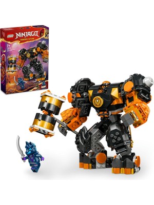 Karokstore ’un Toprak Elementi Robotu 71806 – 7 Yaş ve Üzeri Kız ve Erkek Çocukları Için Doğum Günü Hediyesi Fikri, 2  Minifigürü Içeren Dekoratif Yaratıcı Oyuncak Yapım Seti (235 Parça)
