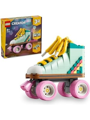 Karokstore Creator 3’ü 1 Arada Retro Paten 31148-8 Yaş ve Üzeri Çocuklar Için Mini Kaykay ve Kasetçalar Model Seçenekleri Içeren Yaratıcı Oyuncak Yapım Seti, Doğum Günü Hediyesi Fikri (342 Parça)