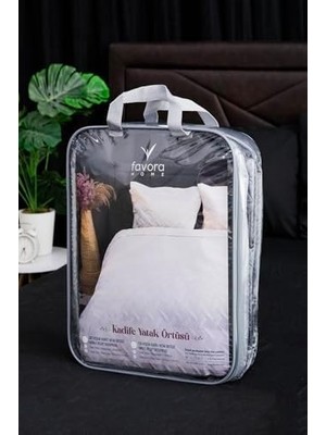 Karokstore Kadife Çift Kişilik Yatak Örtüsü