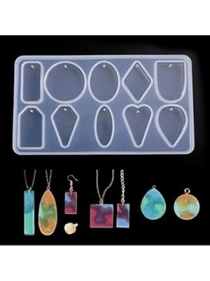 Karokstore Siliko World Epoksi Çoklu Kolye Silikon Kalıp