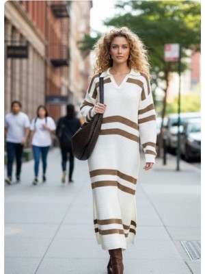 Genel Kadın Çelik Triko Elbise