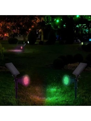 Karokstore Güneş Enerjili Renk Değiştiren 7 Ledli Bahçe AYDINLATMA/GT-SL04