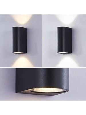 Karokstore Dekoratif Duvar Lambası 2 Yönlü Duvar Aplik Solomon 12W Duvar Apliği Gün Işığı Duvar Aydınlatma