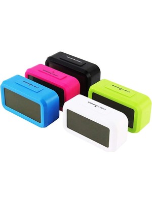 Karokstore LCD Dijital Alarmlı, Gece Görüşlü Masa Saati, Termometreli Çalar Saat