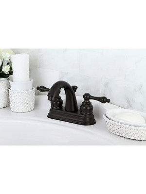 Karokstore KB5611AL Restorasyon 10 cm Merkez Seti Tuvalet Musluğu, Cilalı Krom