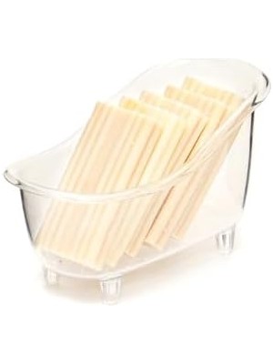 Karokstore Dekoratif Küvetli Ekru Sabun Banyo Seti