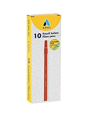 Karokstore Keçeli Kalem, Kırmızı, 10'lu, Yl