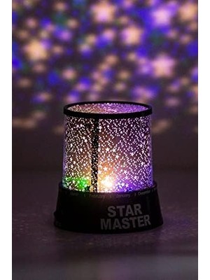 Karokstore Star Yıldız Yansıtmalı Gece Lambası Projeksiyon Bebek Odası Lamba Dekoratif Lamba