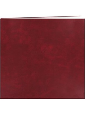 Karokstore Albums Leatherette Post Bound 12"X12"-BURGUNDY