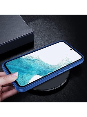 Karokstore Galaxy A54 Kılıf, Kamera Lens Korumalı Elektroplatin Kaplama Sert Pc Koruyucu Colourful Platinum Serisi,, Lila