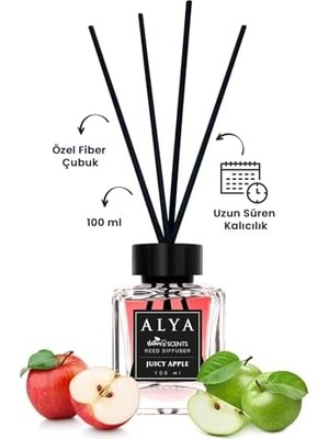 Karokstore Alya 's Scents Bambu Çubuklu Oda Kokusu- Elma Kokusu