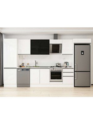 Alvinka 400X222 cm Hg_j Mutfak Dolabı Beyaz Beyaz MBB-E90B60S50-3