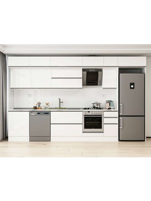 Alvinka 380X240 cm Hg_j Mutfak Dolabı Beyaz Beyaz MB-E80S60S40-2
