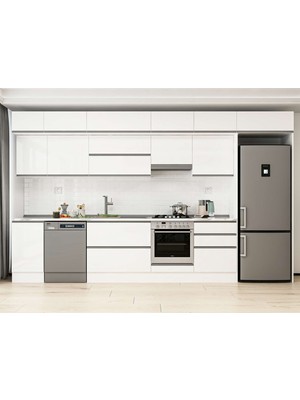 Alvinka 395X240 cm Hg_j Mdf Mutfak Dolabı Beyaz Beyaz MB-E90S45S60-1