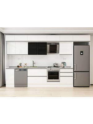 Alvinka 380X240 cm Hg_j Mutfak Dolabı Beyaz Beyaz MB-E80S40S60-3