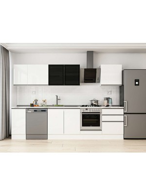 Alvinka 300X210 cm Hg_j Mutfak Dolabı Beyaz Beyaz M-E80S40S60-3