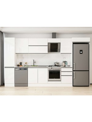 Alvinka 385X222 cm Hg_j Mdf Mutfak Dolabı Beyaz Beyaz MBB-E90B45S50-2