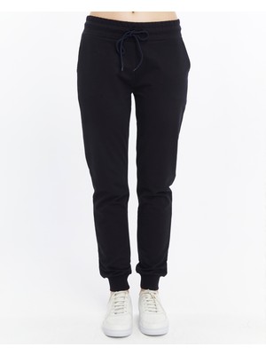 Axxel Kadın Lacivert Eşofman Alt Cepli Paça LASTIKLI-P1572