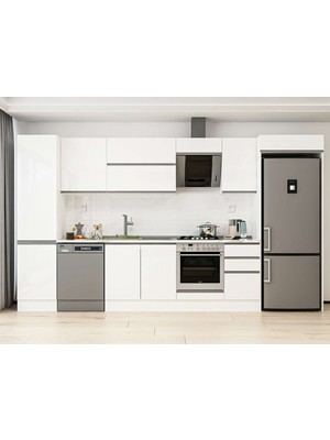 Alvinka 375X222 cm Hg_j Mutfak Dolabı Beyaz Beyaz MBB-E80B50S45-2