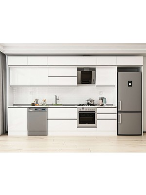 Alvinka 410X240 cm Hg_j Mdf Mutfak Dolabı Beyaz Beyaz MB-E90S60S60-2