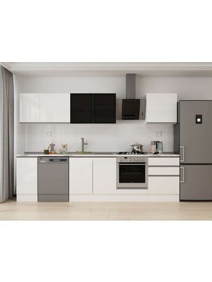 Alvinka 310X210 cm Hg_j Mutfak Dolabı Beyaz Beyaz M-E90S40S60-3