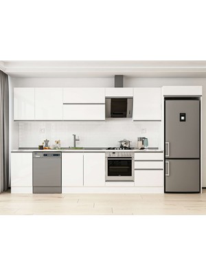 Alvinka 395X222 cm Hg_j Mdf Mutfak Dolabı Beyaz Beyaz MB-E90S45S60-2