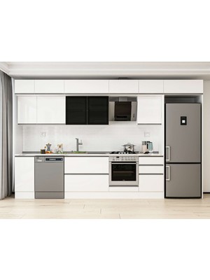 Alvinka 370X240 cm Hg_j Mdf Mutfak Dolabı Beyaz Beyaz MB-E80S40S50-3