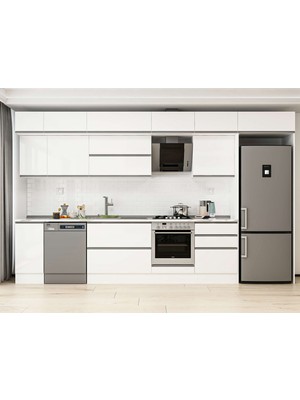Alvinka 390X240 cm Hg_j Mdf Mutfak Dolabı Beyaz Beyaz MB-E90S40S60-2
