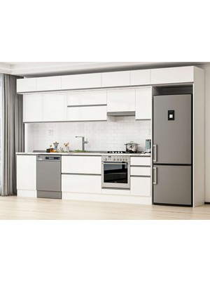 Alvinka 370X240 cm Hg_j Mutfak Dolabı Beyaz Beyaz MB-E80S50S40-1