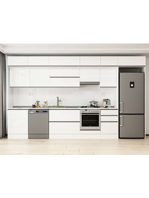 Alvinka 390X240 cm Hg_j Mdf Mutfak Dolabı Beyaz Beyaz MB-E80S60S50-1