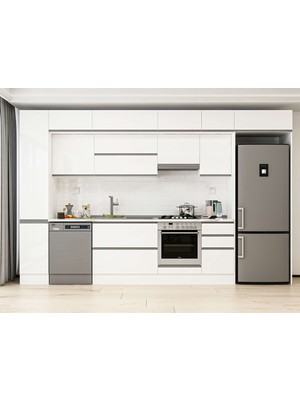 Alvinka 375X240 cm Hg_j Mutfak Dolabı Beyaz Beyaz MBB-E90B40S45-1