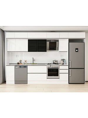 Alvinka 360X240 cm Hg_j Mdf Mutfak Dolabı Beyaz Beyaz MB-E80S40S40-3