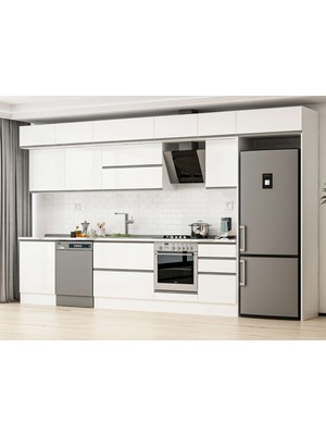 Alvinka 400X240 cm Hg_j Mutfak Dolabı Beyaz Beyaz MB-E90S60S50-2