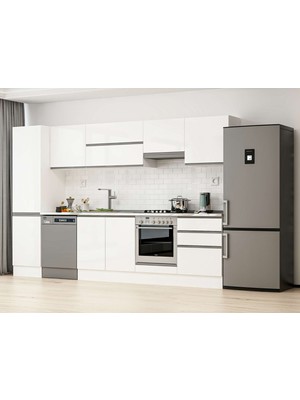 Alvinka 320X210 cm Hg_j Mutfak Dolabı Beyaz Beyaz MB-E90B50S60-1