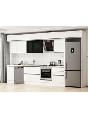 Alvinka 385X240 cm Hg_j Mutfak Dolabı Beyaz Beyaz MB-E80S45S60-3