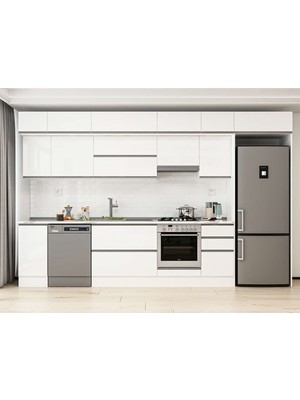 Alvinka 365X240 cm Hg_j Mutfak Dolabı Beyaz Beyaz MB-E80S40S45-1