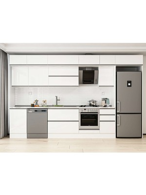 Alvinka 375X240 cm Hg_j Mdf Mutfak Dolabı Beyaz Beyaz MB-E80S50S45-2