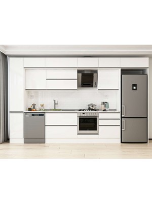 Alvinka 380X240 cm Hg_j Mutfak Dolabı Beyaz Beyaz MBB-E80B40S60-2