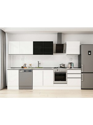 Alvinka 310X210 cm Hg_j Mdf Mutfak Dolabı Beyaz Beyaz M-E80S50S60-3