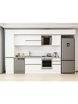 Alvinka 370X240 cm Hg_j Mutfak Dolabı Beyaz Beyaz MBB-E80B45S45-2