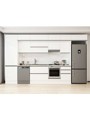 Alvinka 390X240 cm Hg_j Mutfak Dolabı Beyaz Beyaz MBB-E80B60S50-1