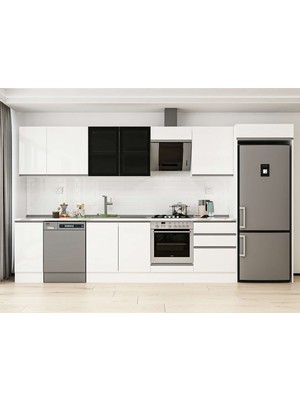 Alvinka 380X222 cm Hg_j Mdf Mutfak Dolabı Beyaz Beyaz MB-E80S40S60-3