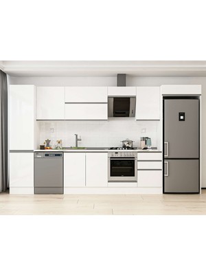 Alvinka 380X222 cm Hg_j Mutfak Dolabı Beyaz Beyaz MBB-E80B50S50-2