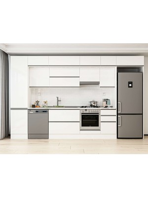 Alvinka 385X240 cm Hg_j Mdf Mutfak Dolabı Beyaz Beyaz MBB-E90B50S45-1