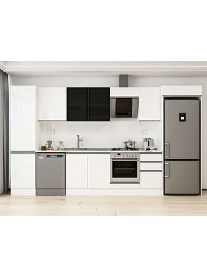 Alvinka 385X222 cm Hg_j Mutfak Dolabı Beyaz Beyaz MBB-E90B50S45-3