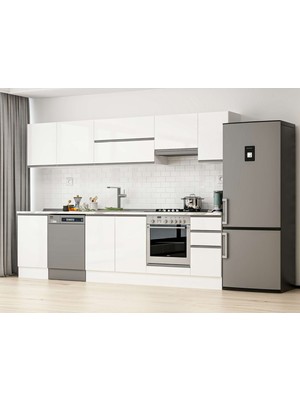 Alvinka 300X210 cm Hg_j Mutfak Dolabı Beyaz Beyaz M-E90S50S40-1