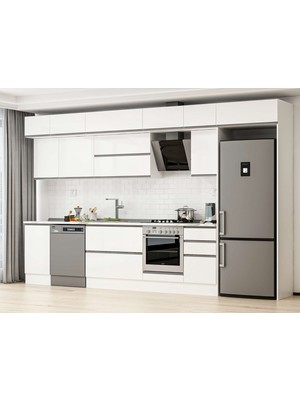 Alvinka 370X240 cm Hg_j Mutfak Dolabı Beyaz Beyaz MB-E80S45S45-2